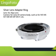 Silver Lens Adapter for Alpa