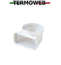 Tubo Cappa Rettangolare Curva
