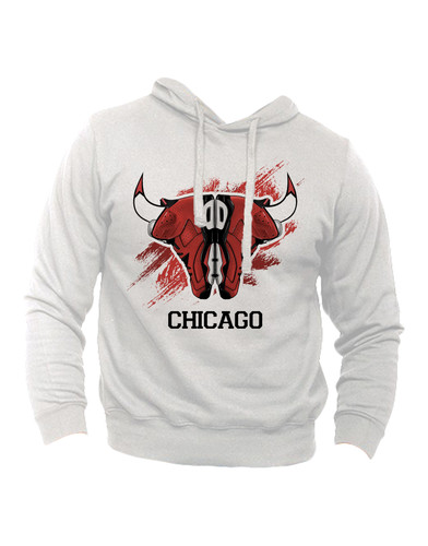 Felpa cappuccio chicago - felpa,