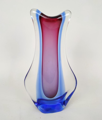 Vaso vetro sommerso - , murano