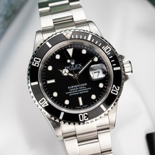 Rolex Submariner 16610T Orologio Uomo Acciaio Inox - Full Set LC100 + Servizio 2025