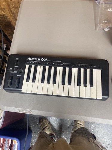 Alesis q25 black usb midi - alesis,