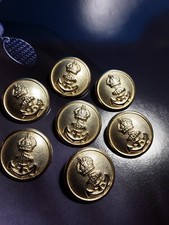 Bottoni vintage 7 pz., metallo