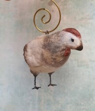 Handmade Spun Cotton Hen