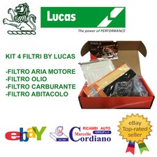 KIT TAGLIANDO 4 FILTRI LUCAS