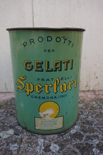 Scatola latta gelati - scatola, di