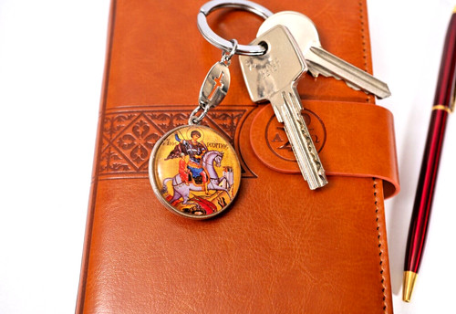 Keychain with double sided - keychain, double-sided