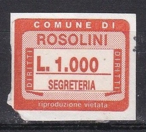 Rosolini marca municipale - -,