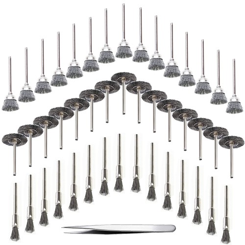 Pezzi spazzole metalliche - pezzi,