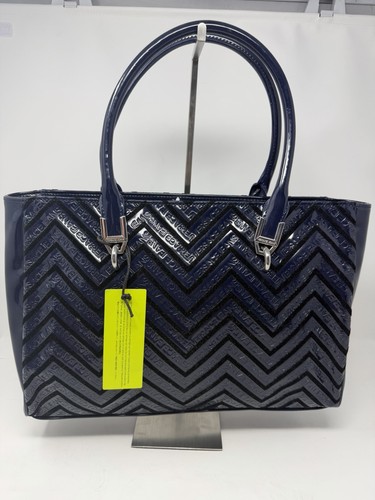 Versace jeans patent tote - tote, bag