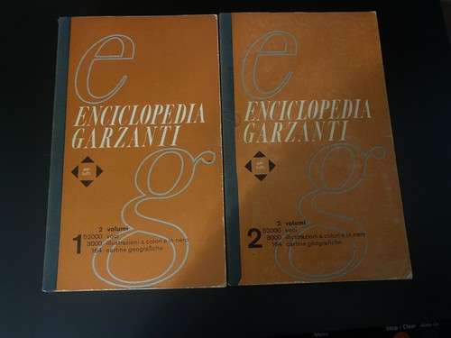 Enciclopedia garzanti volumi - garzanti, 2