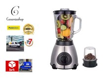 FRULLATORE ELETTRICO 2 IN 1 MACINA CAFFE TRITATUTTO 800 W MIXER FRUTTA 1.5L 