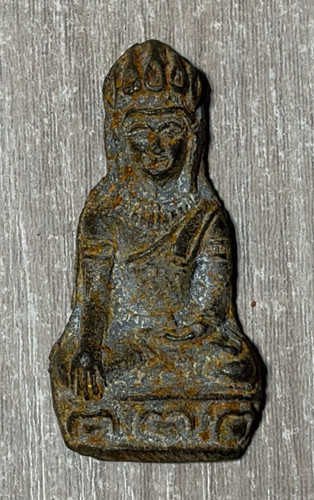 Antico amuleto thai bronzo - antico,