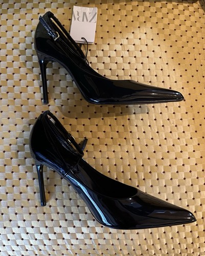 Zara zapato taco nero - zara,