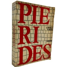 Pierides Antologia di latino per ginnasio libro scolastico raro Sansoni vintage