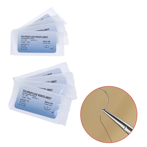 12pz polipropilene medico - polipropilene, ago