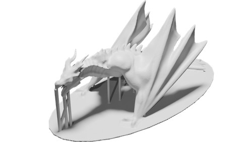 Miniatura drago per dungeons - per,