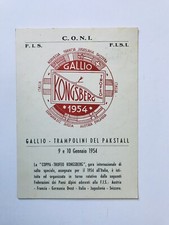 Sci Trofeo Kongsberg 1954 - Annullo Speciale Dedicato - Rara