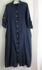 Abito lungo floreale 51" blu