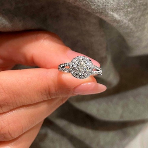 Anello tondo carati - tondo, 1,50
