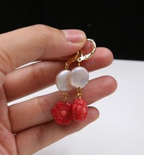 Orecchini 18kgp e rose di