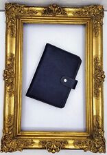 NAZARENO GABRIELLI COPERTINA AGENDA ORGANIZER AD ANELLI PELLE NERA NUOVA