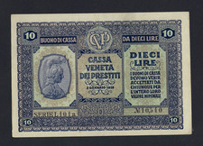 BUONO DA 10 LIRE CASSA VENETA