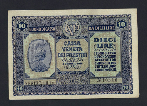 Buono lire cassa veneta - 10,