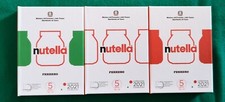 Italia 2021 Trittico 5 euro NUTELLA Ferrero 3 moneta argento VERDE ROSSA BIANCA