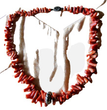 Collana Corallo Sciacca Antico Arg.925