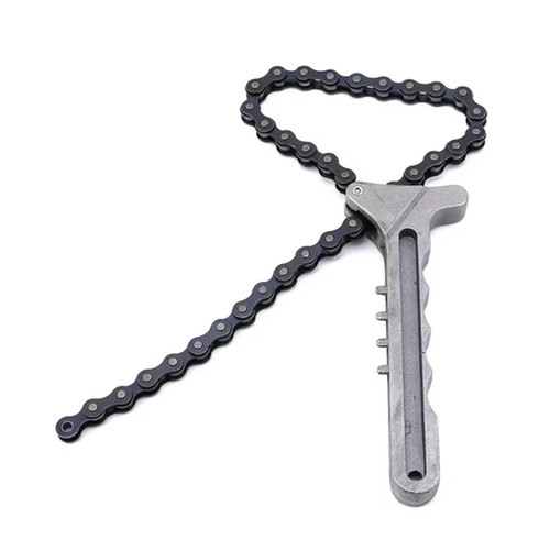 Adjustable oil filter chain - adjustable,
