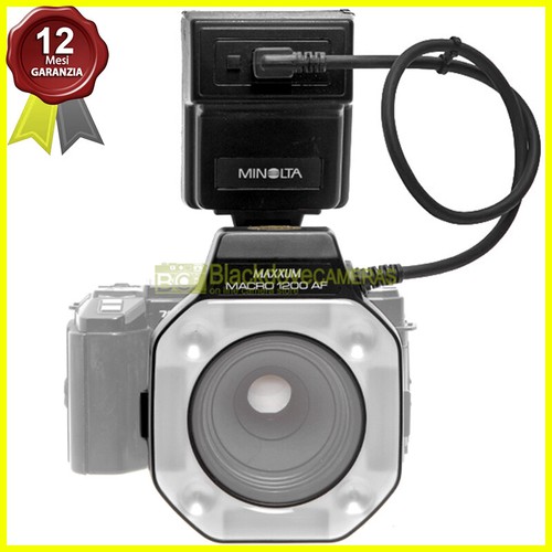 Minolta flash anulare macro