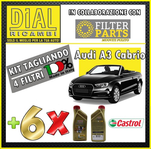 Kit tagliando filtri 4pz audi - kit,