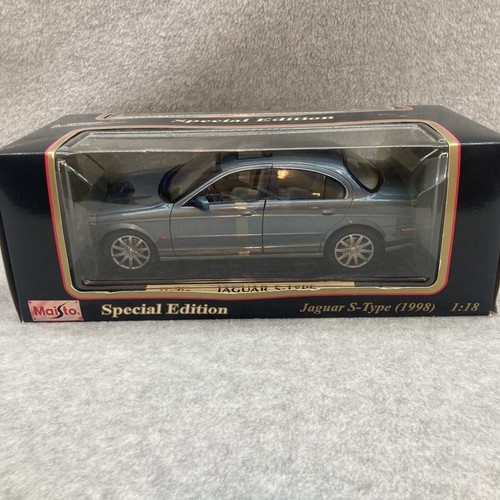 Maisto jaguar stype - (1998), blu