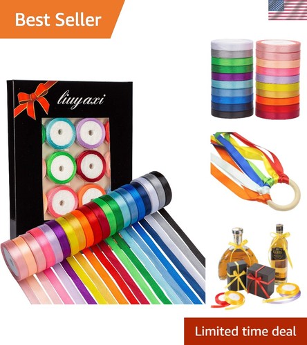 Set nastro raso arcobaleno - , 20