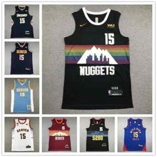 Gilet Uomo Denver Nuggets #15 Jokic Adulto Sport Top Classico Cucito