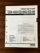 Yamaha CDX-420 CD-950 CD-40 CD