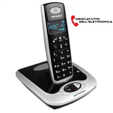 Telefono Cordless Motorola D511  Vivavoce Rubrica 100 num. con Segreteria Nero