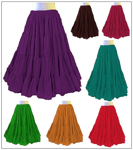 Gonna cotone iarde - cotone, strati