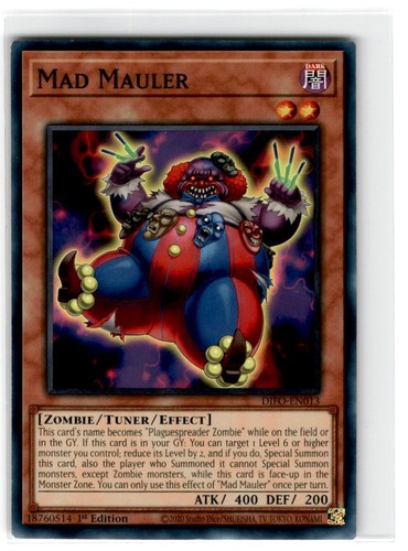 Mad mauler 1 - yu-gi-oh!, 1°