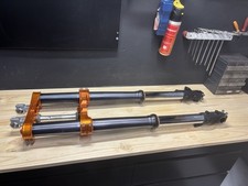 Forcelle Complete Ktm 690 Smc R 2017 Piastre PP Ktm Arancioni 