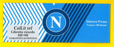 ITALIA 2025 NEW BOOKLET NAPOLI CAMPIONE D'ITALIA CON CODICE BARRE NUMERATO N.022