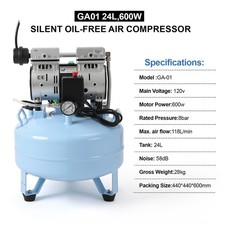 24l dental oil free - oil-free, air