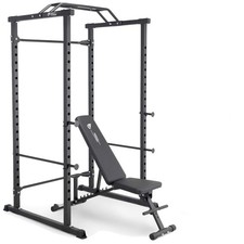 Power Rack Cage Squat Rack Sollevamento Pesi MARCY C-FIT 600 *Banco GRATUITO con Gabbia*