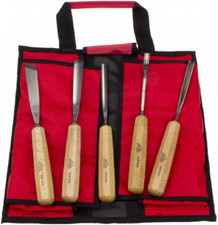 SERIE DI 5 SGORBIE PER SCULTURA CON CUSTODIA STUBAI S550003