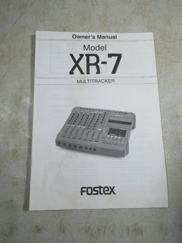 Vintage 1994 fostex 7 - vintage, xr-7