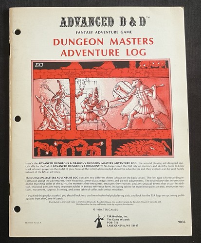 Dungeon masters adventure - masters,