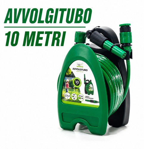 Avvolgitubo portatile metri - 10,