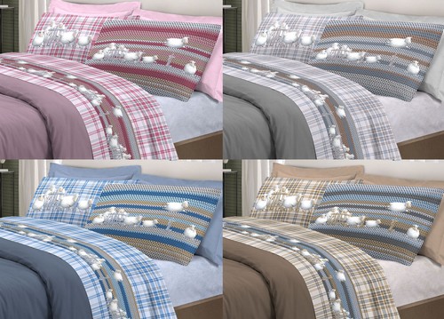 Set completo lenzuola letto - set,