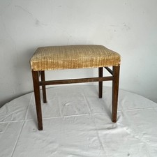 Sgabello poggiapiedi in legno primi 900 stoffa
